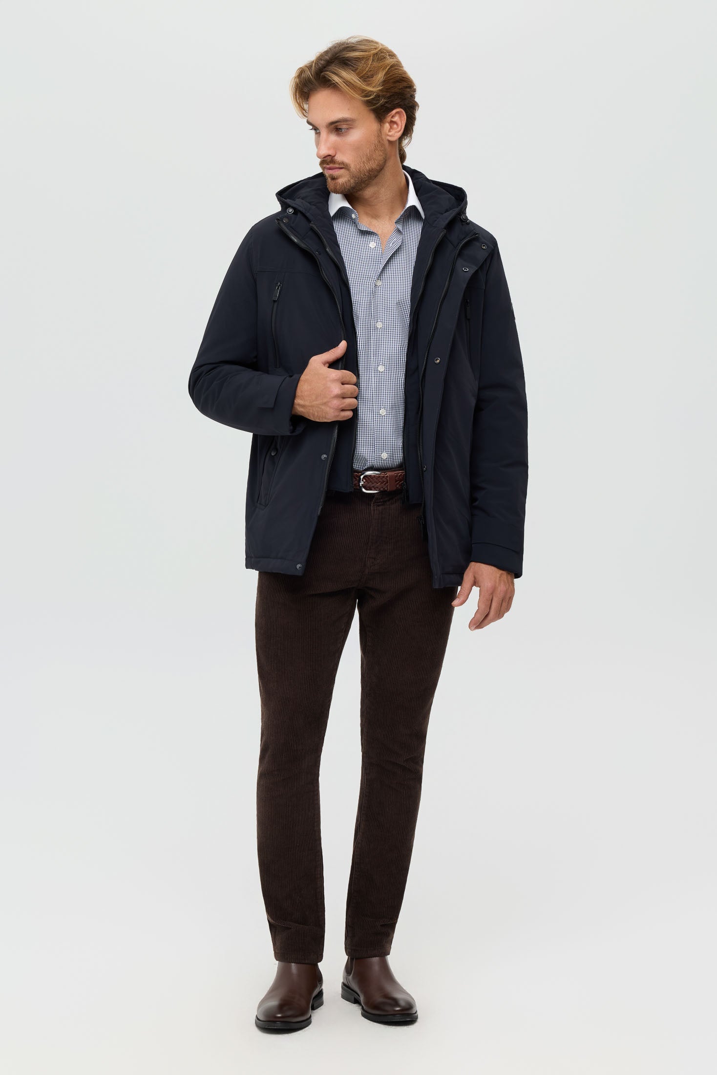 Men's Premium Puffer Coat – Technical Insulated Fabric | Style 6060