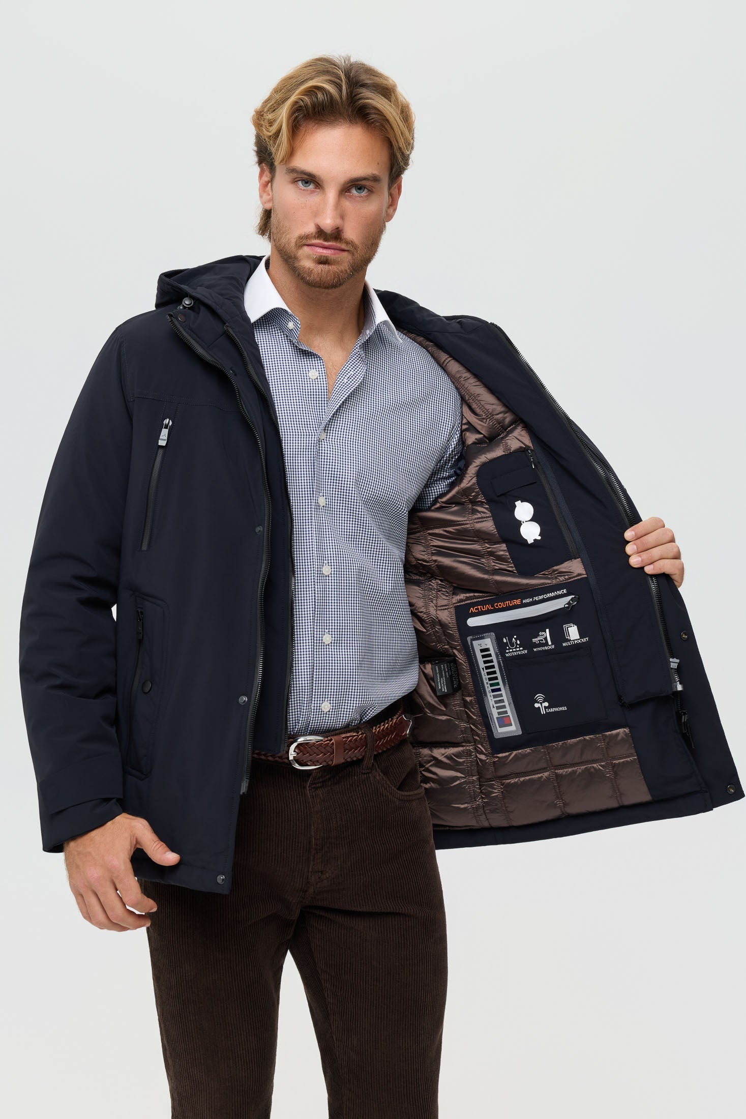 Men's Premium Puffer Coat – Technical Insulated Fabric | Style 6060