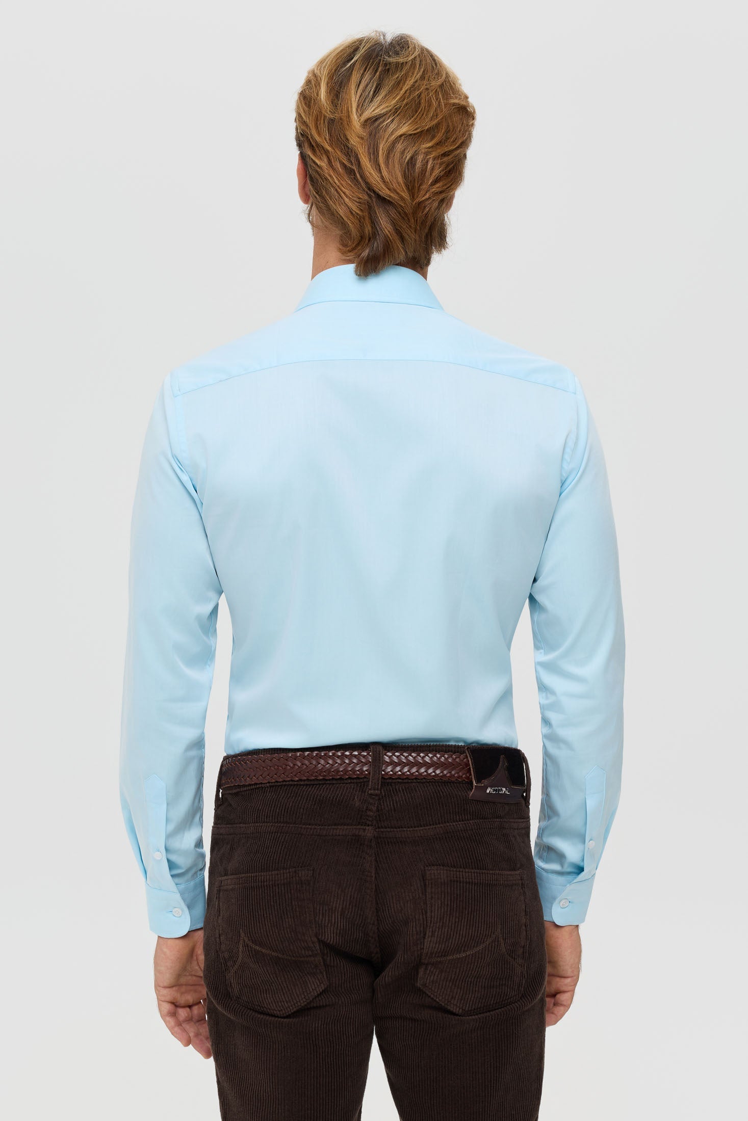 Men’s Premium Business Shirt – Fine Twill Stretch Fabric | Style 25-043