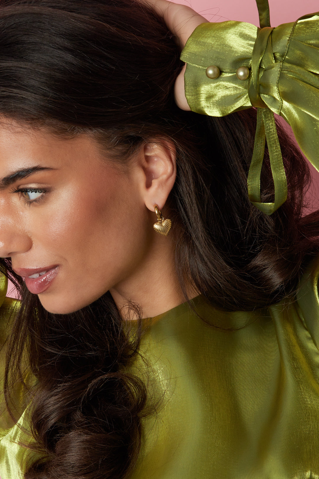 Oorringen met stralend hart